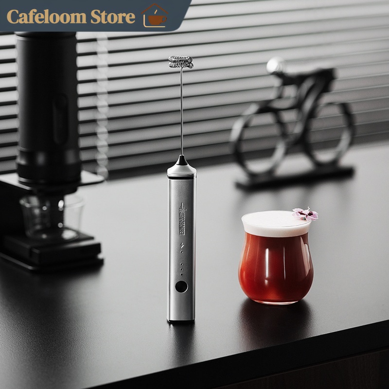 Milk Frother - MHW-3BOMBER Electric Milk Frother Handheld Coffee