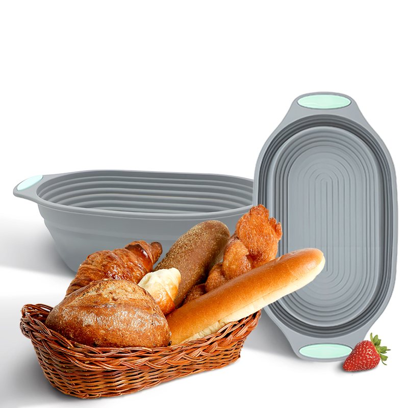Kitchen Gadgets Wholesale - 1PC Silicone Foldable Banneton Bread Proofing