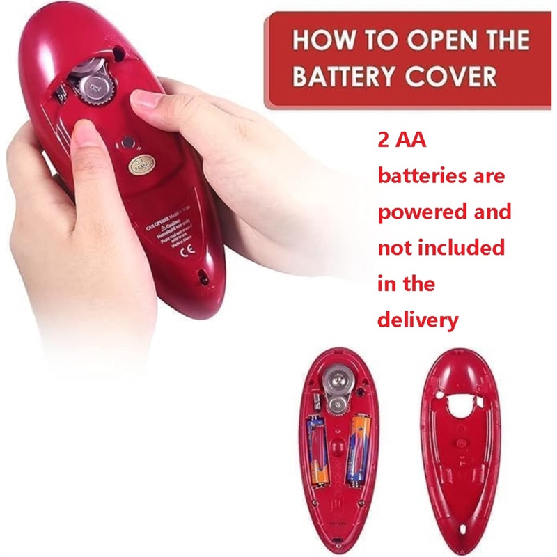 Electric Can Opener - Electric Can Opener -Touch Battery Operated