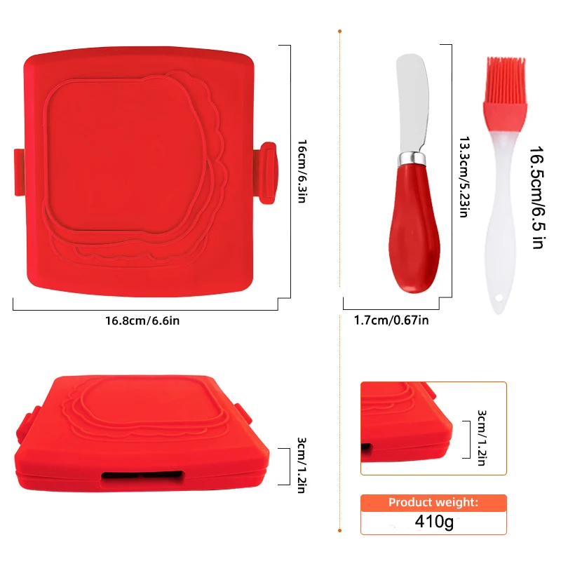 3pack Food Grade Sandwich Toas - Kitchen Gadgets Baking review and price