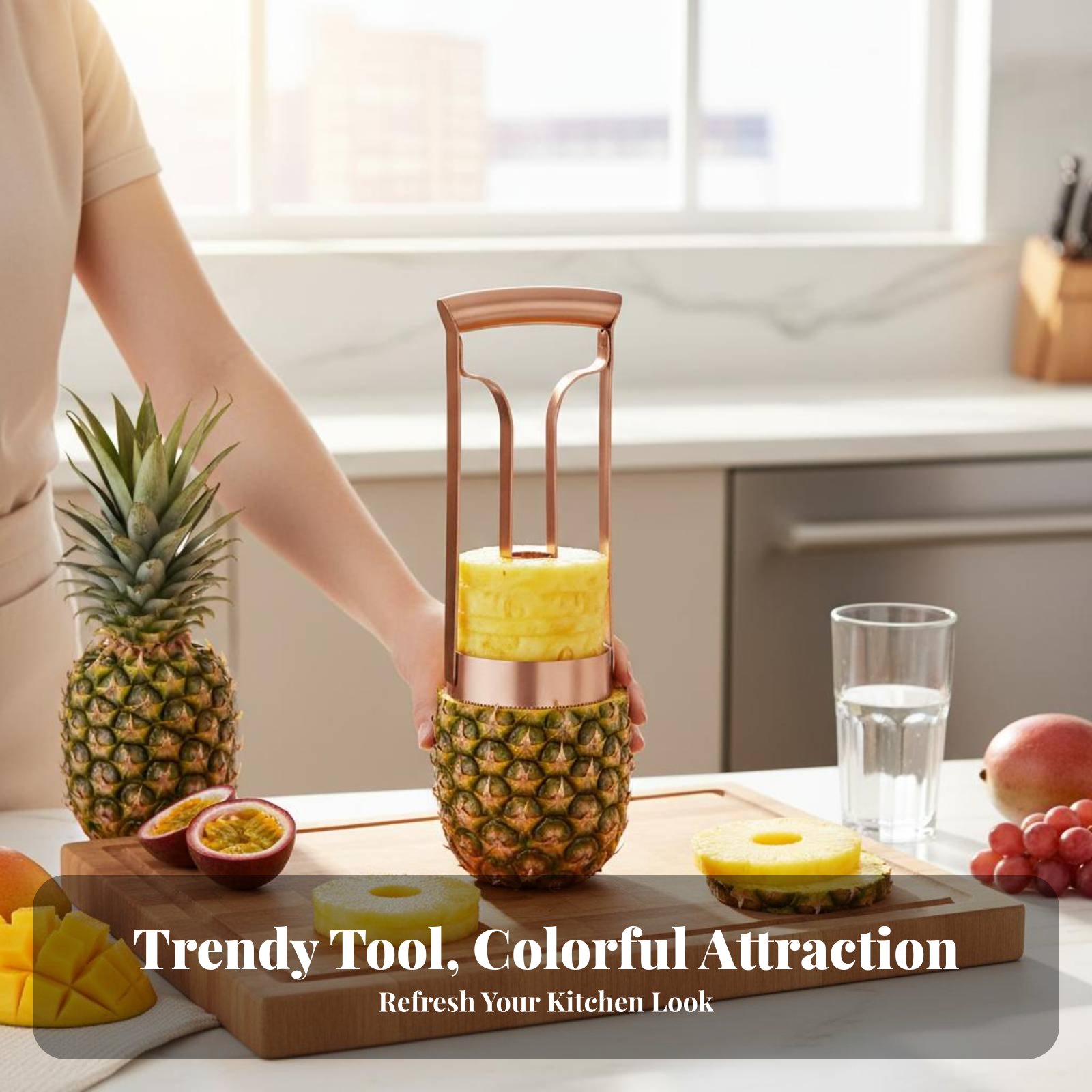 Stainless Steel Pineapple Cutt - Kitchen Gadgets Vegetable Cutter review and price