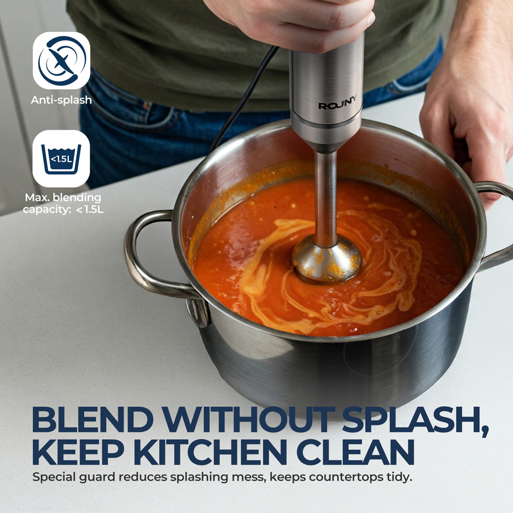 Hand Immersion Blender Powerfu - Immersion Blender Stick review and price