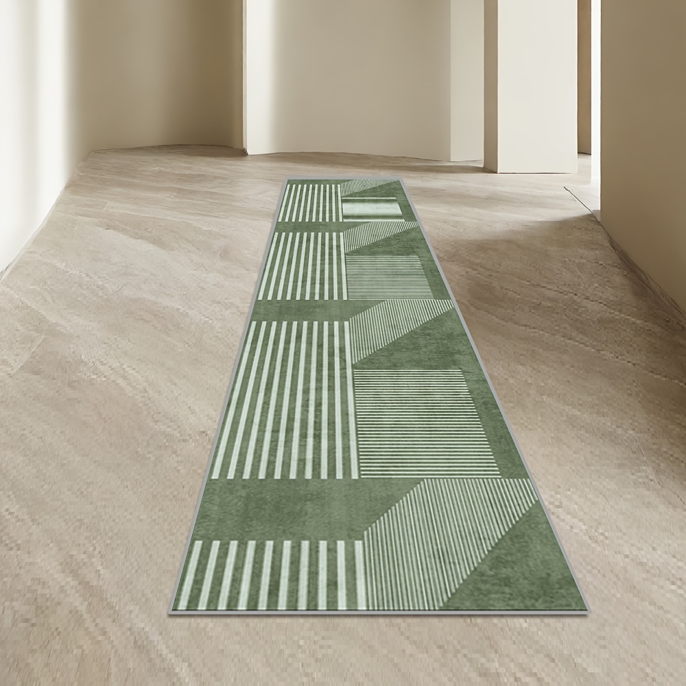VIKAMA Striped Green Carpet Ki - Kitchen Gadgets Green review and price