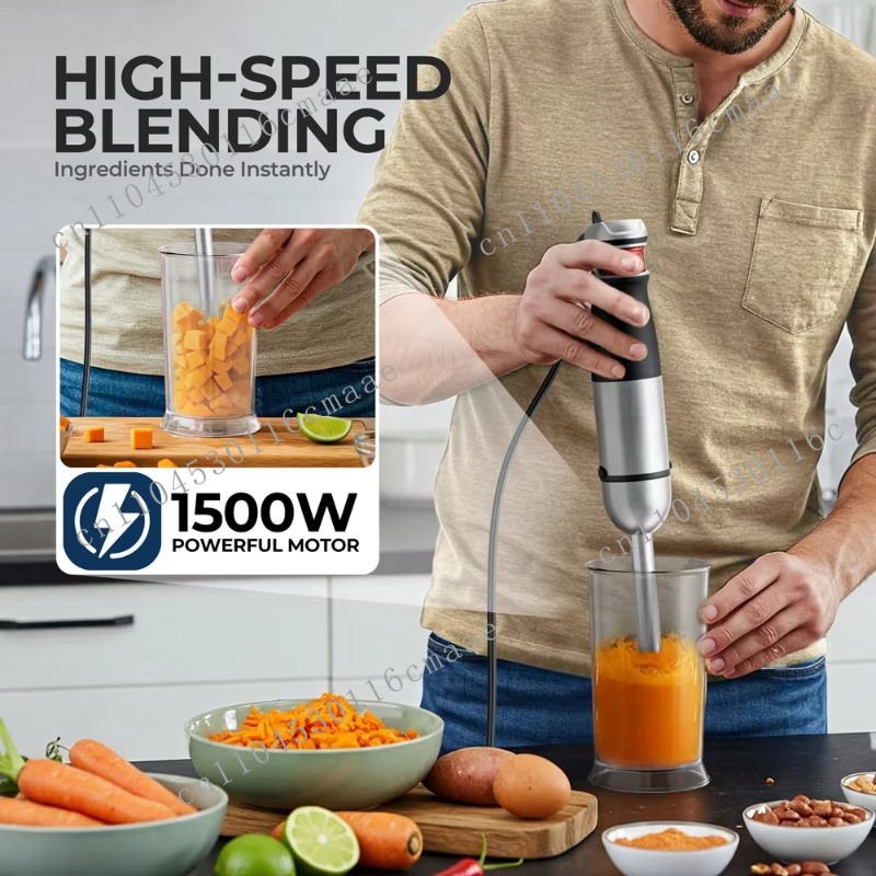 6-in-1  1200W Powerful Hand Bl - Immersion Blender Stick review and price