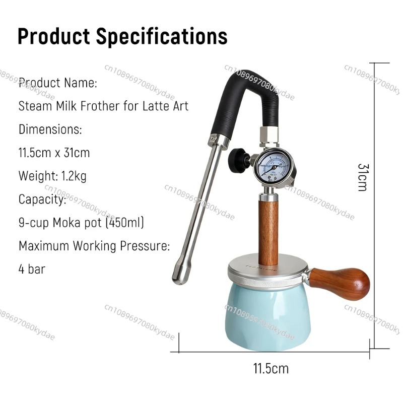 4Bar High Pressure Pneumatic M - Milk Frother review and price