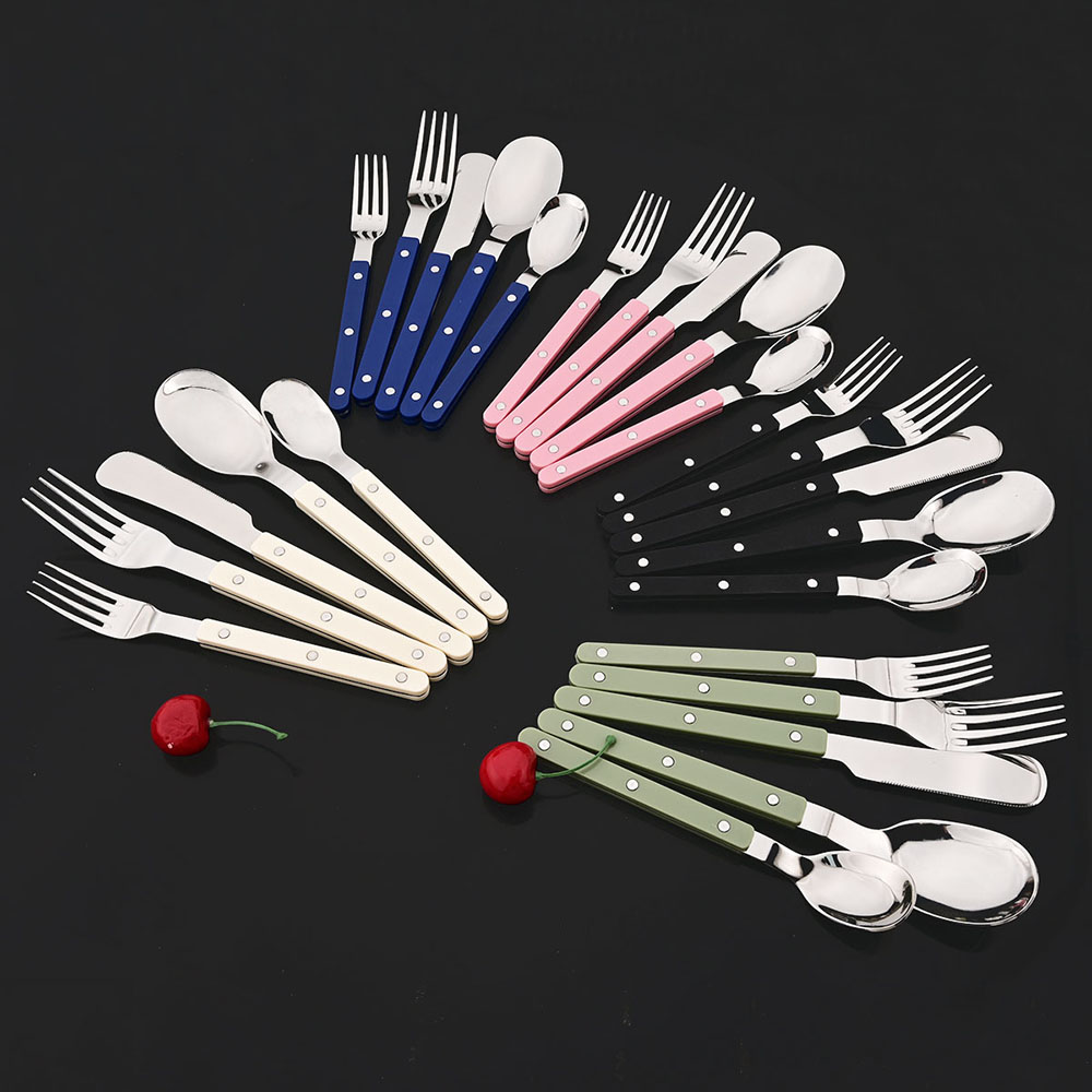 20Pcs Cutlery Set Acrylic Hand - Kitchen Gadgets Green review and price