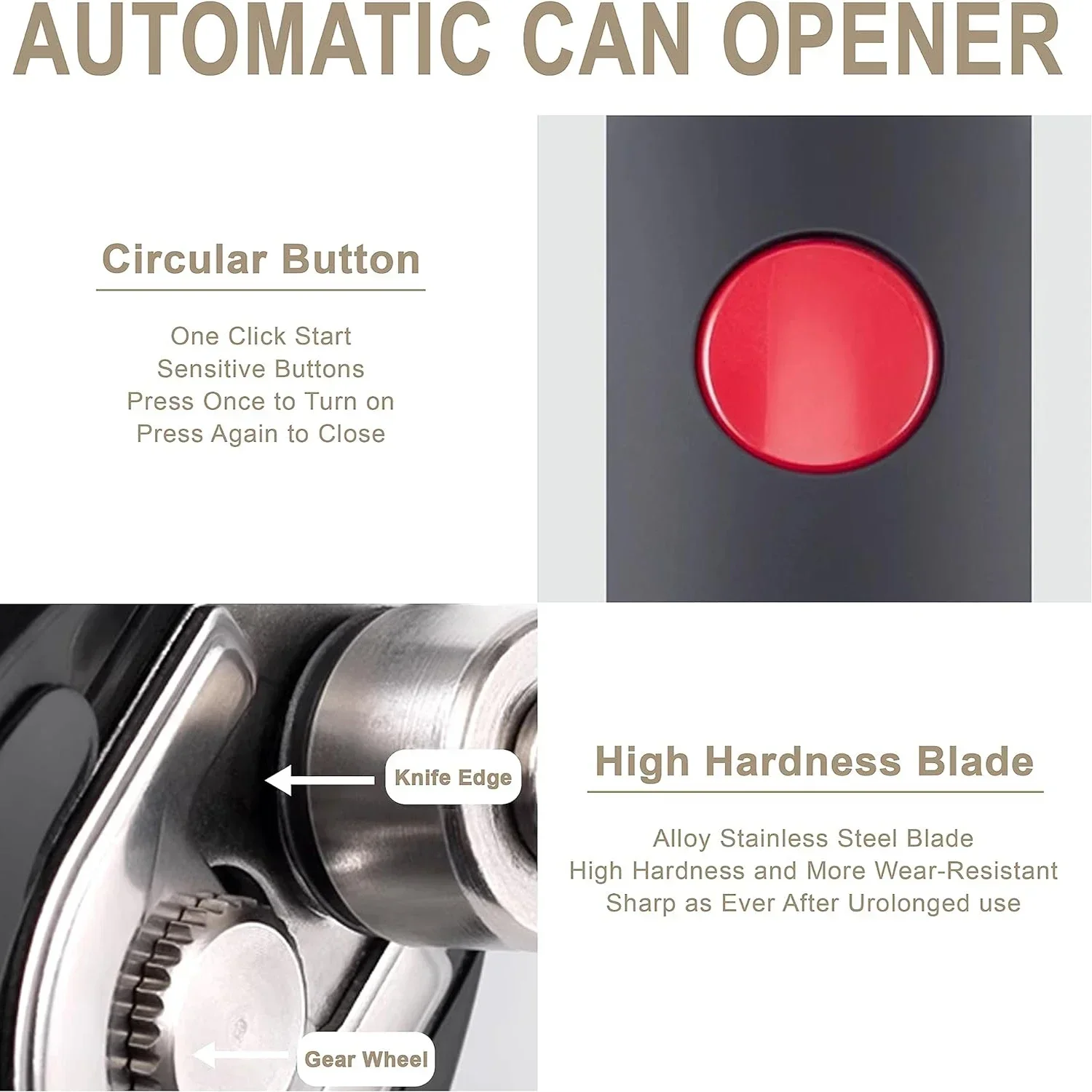 Electric Can Opener One Touch  - Electric Can Opener review and price