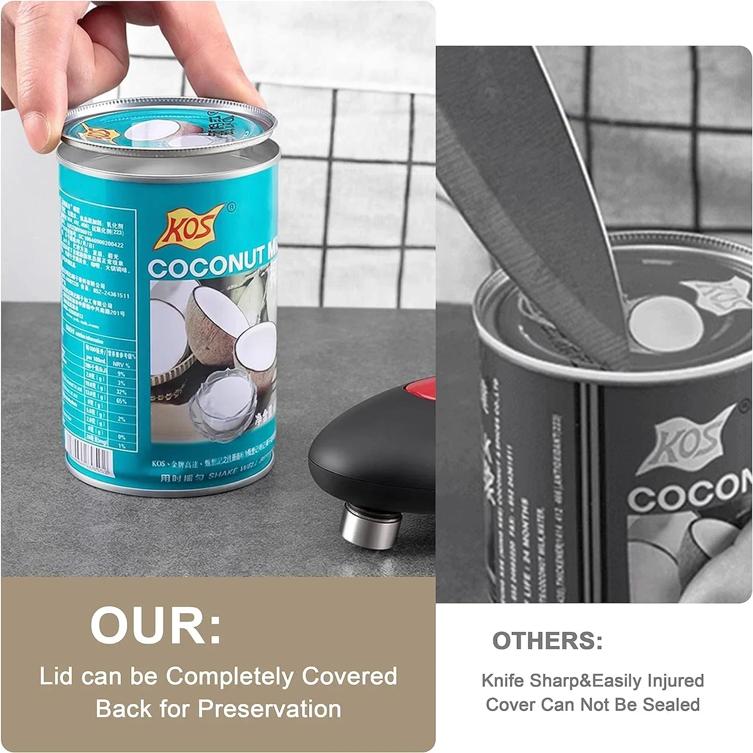 Electric Can Opener One Touch  - Electric Can Opener review and price