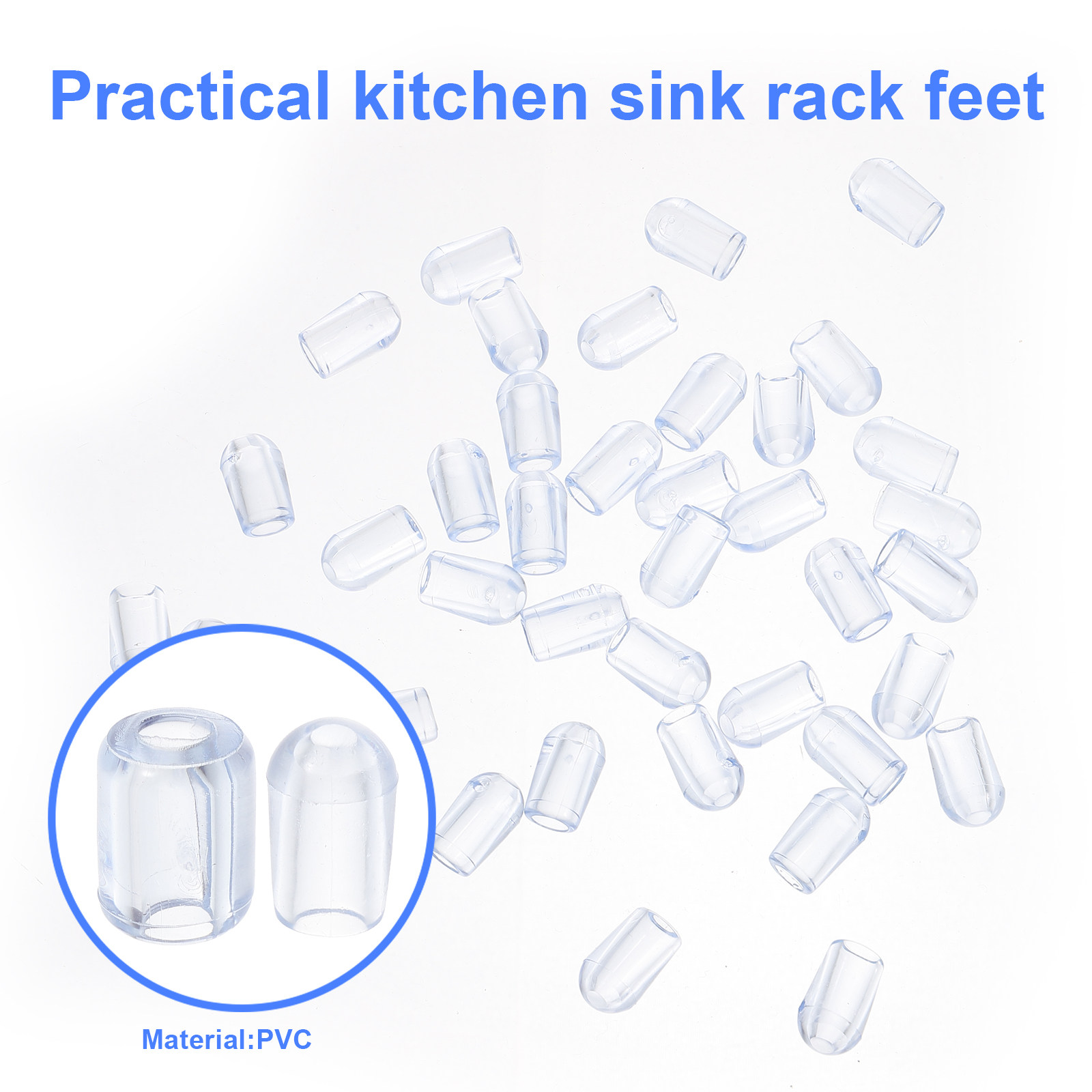 80Pcs Kitchen Sink Grid Feet P - Kitchen Gadgets Wholesale review and price