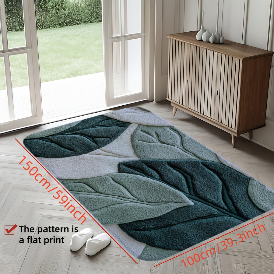 Green Leaf Print Bath Mat – No - Kitchen Gadgets Green review and price