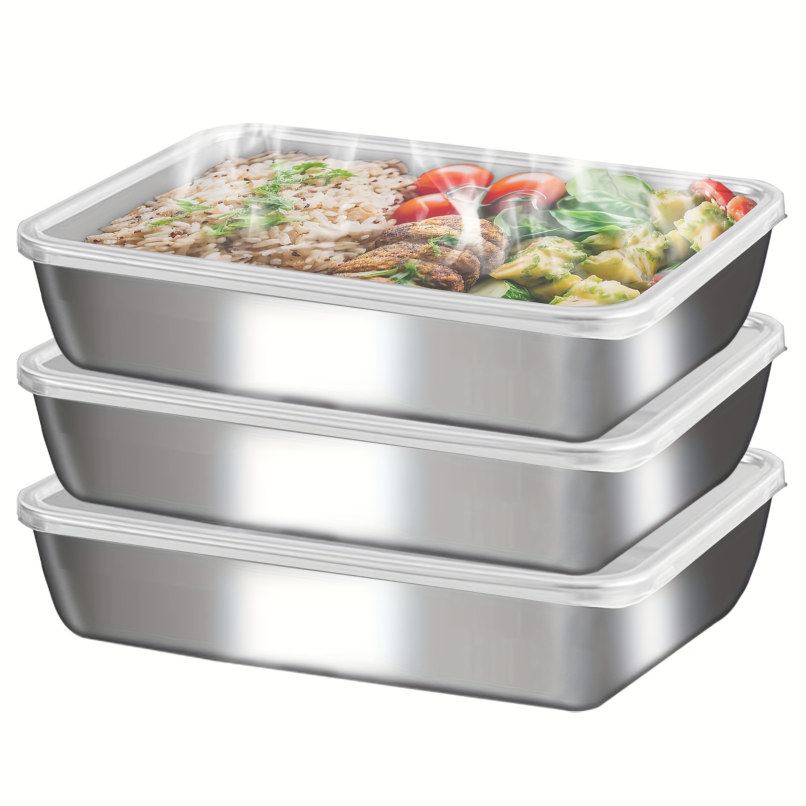 3pcs Stainless Steel Food Cont - Kitchen Gadgets Wholesale review and price