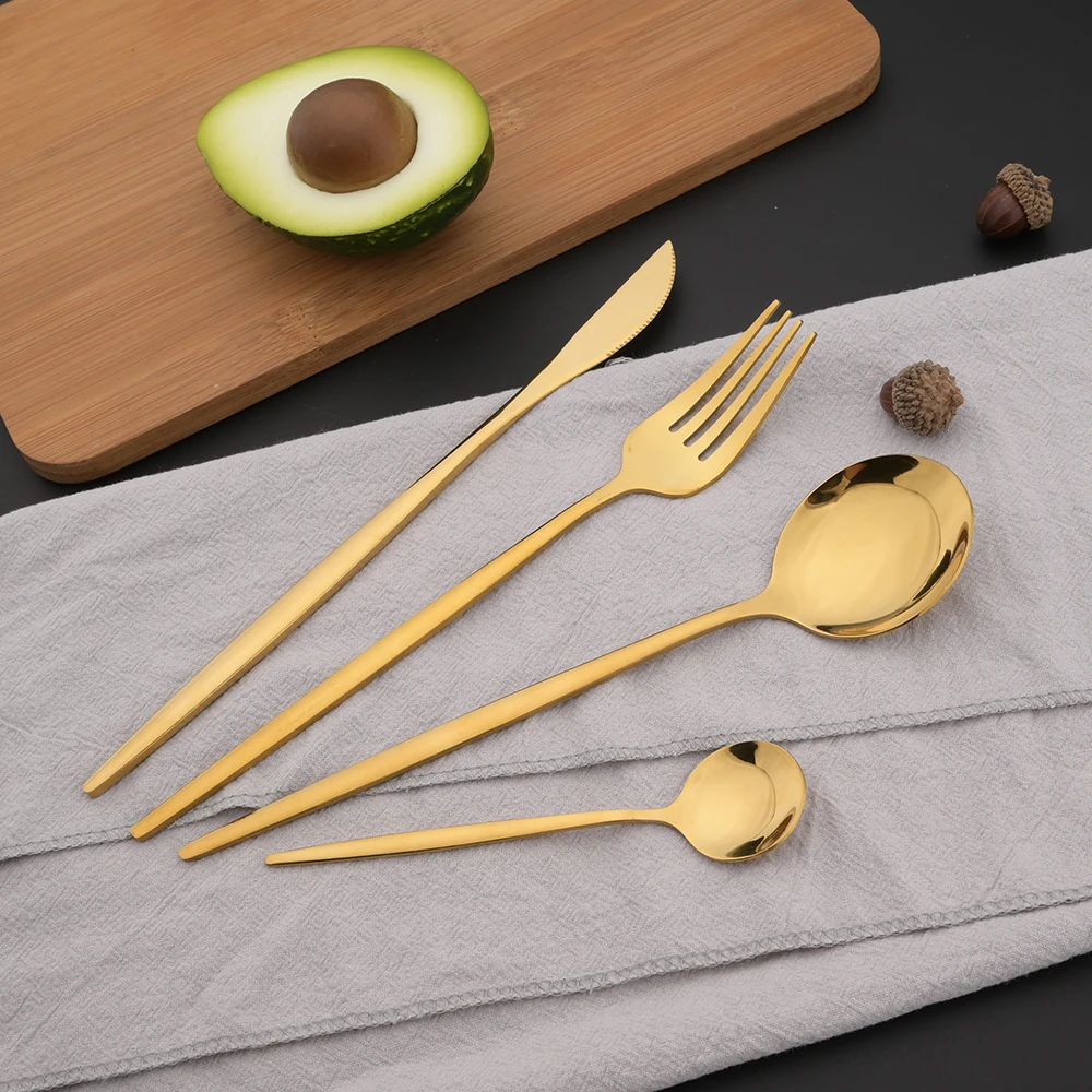16Pcs Green Gold Dinnerware St - Kitchen Gadgets Green review and price