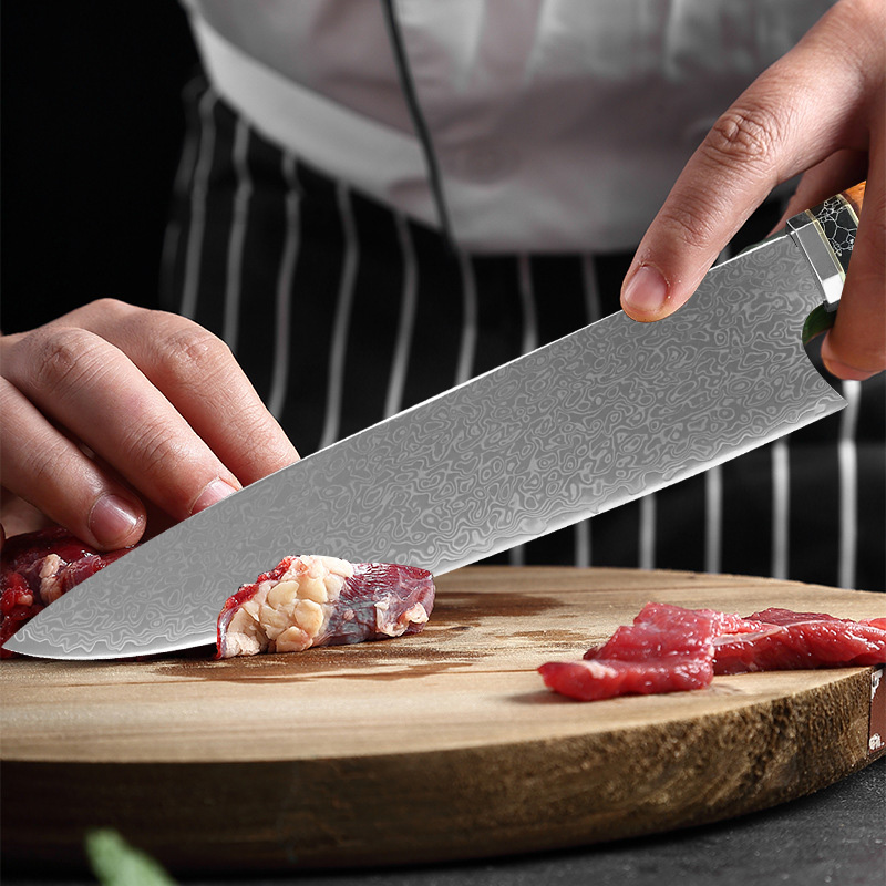 Japanese Damascus Steel Profes - Kitchen Gadgets Japanese review and price