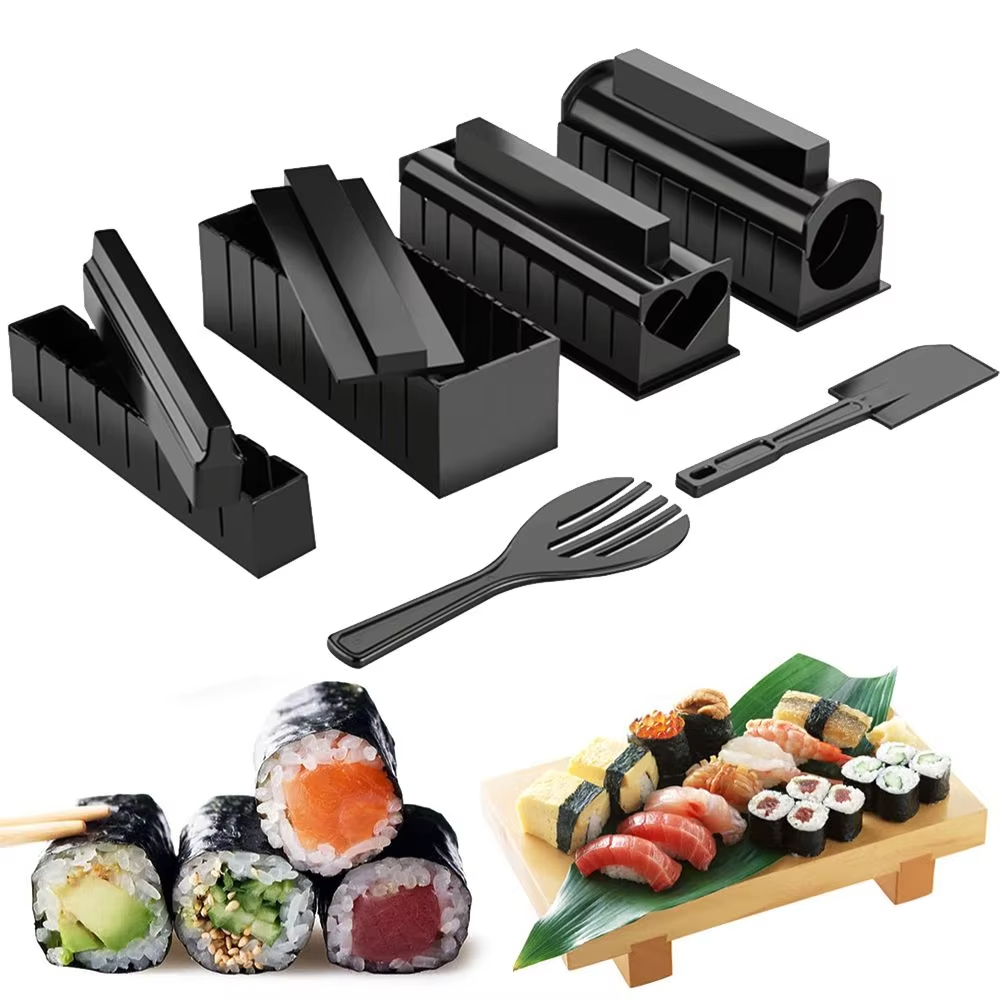 3/10pcs Set Japanese Sushi Mak - Kitchen Gadgets Japanese review and price