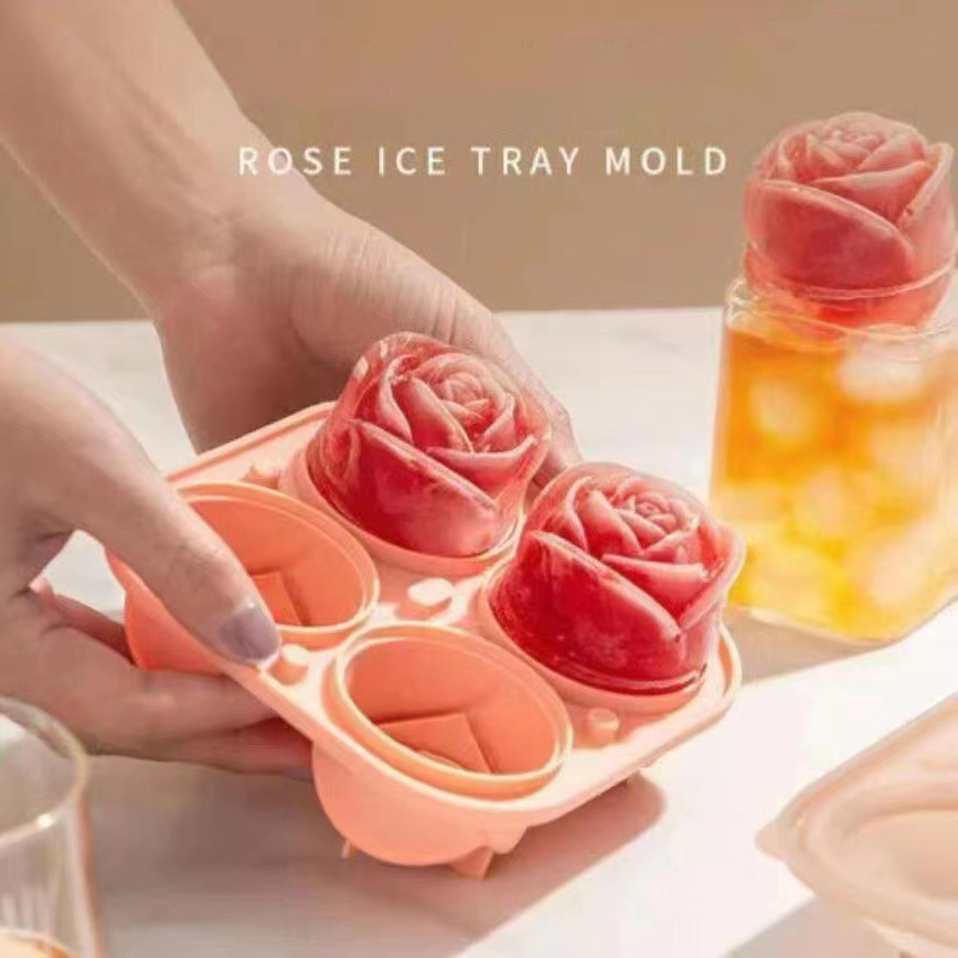 3D Rose Silicone Ice Molds 4-H - Kitchen Gadgets Wholesale review and price